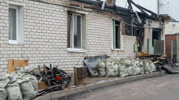 Professional Emergency Fire Cleanup technician working in Medina, MN